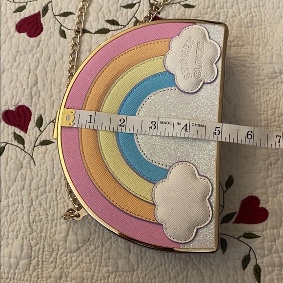Stoney Clover Lane x Target Crossbody Bag Rainbow Chain - Picture 9 of 10